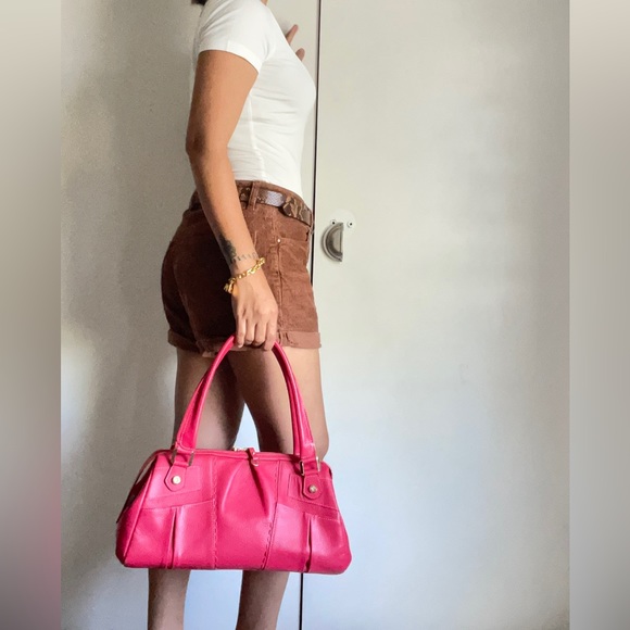 🎉Poshiversary SALE🎉 Samantha Thavasa Deluxe Red Leather Boston Doctors Bag - Picture 17 of 17